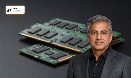 Micron AI Memory HBM and DRAM semiconductor chips in premium product-focused close-up