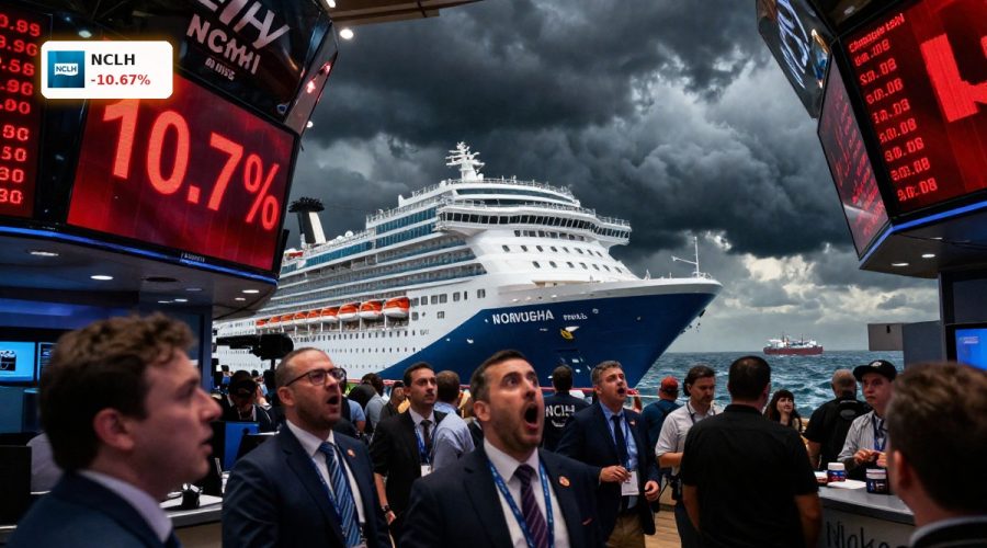 Norwegian Cruise Line Forecast cut as NCLH stock plunges 10.7% amid fuel and geopolitical risks