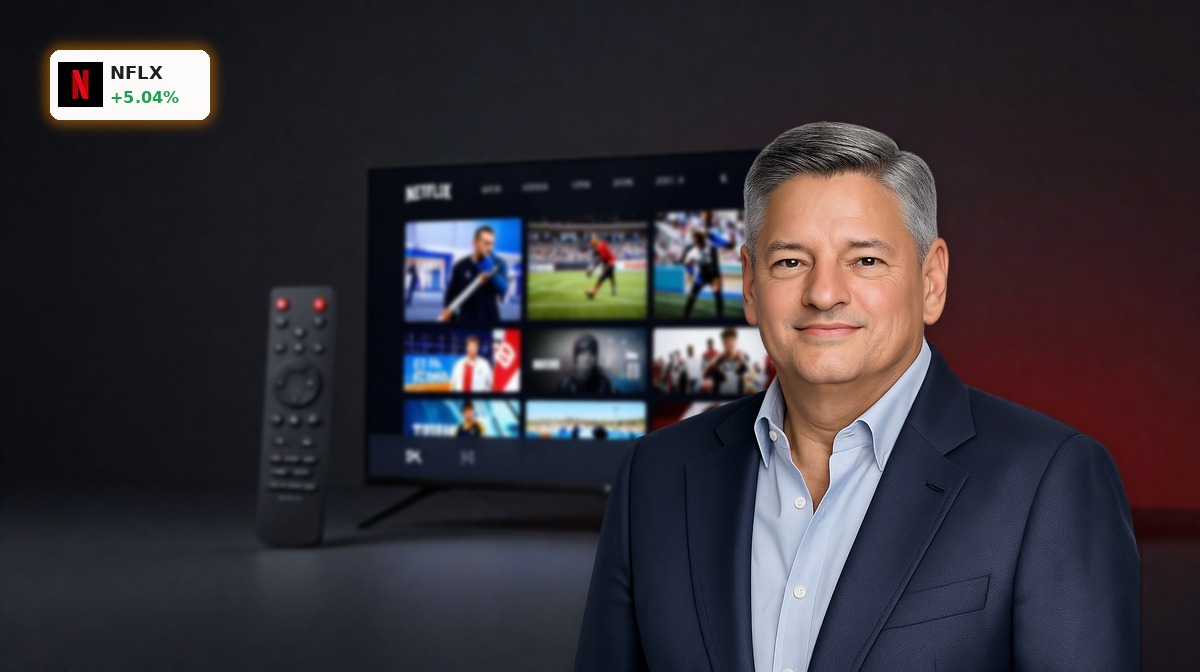 Netflix Merger +5% as Sports Push Replaces M&A Buzz