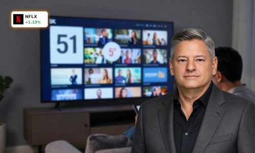 Living room scene of viewers weighing Netflix Price Increase against premium streaming content on TV