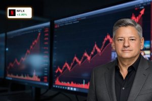 Netflix Price Hike reflected in a rising stock chart on trading screens