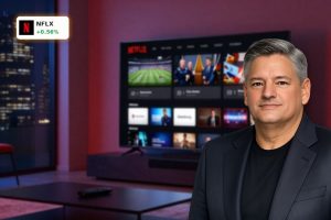 Home streaming setup symbolizing Netflix Advertising growth and premium ad-supported video.