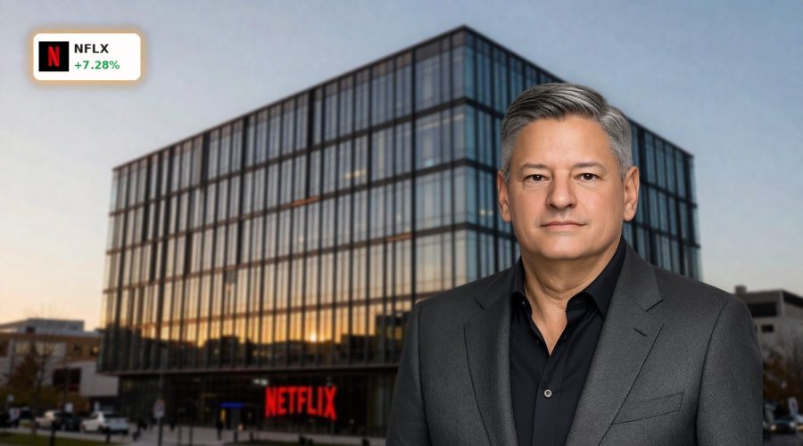 Netflix Merger fallout reflected at modern Netflix HQ as investors drive NFLX stock higher