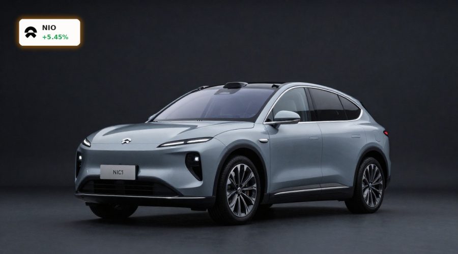 Premium NIO SUV under dramatic lighting symbolizing NIO Strategy profit pivot and China EV growth