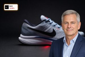 Premium Nike shoe close-up symbolizing mixed Nike Earnings and stock pressure