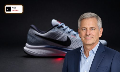 Premium Nike shoe close-up symbolizing mixed Nike Earnings and stock pressure