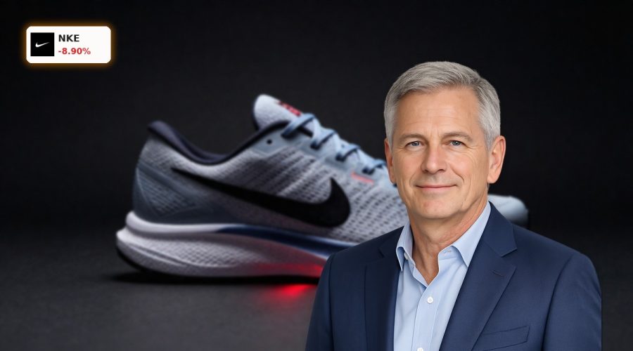 Premium Nike shoe close-up symbolizing mixed Nike Earnings and stock pressure