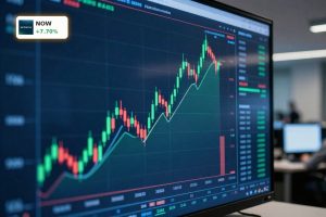 ServiceNow Forecast visualized by a volatile stock chart rebound after analyst target cuts