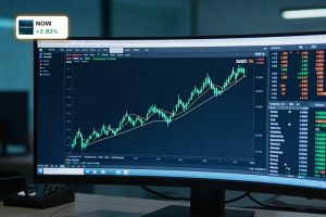 ServiceNow Earnings reaction with stock up 2.8% and traders watching backlog and AI growth trends.