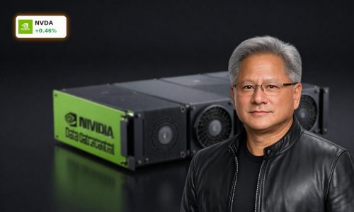 High-end NVIDIA data center GPUs symbolizing NVIDIA AI Strategy and Nemotron 3 Super infrastructure