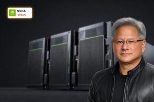 High-end NVIDIA data center hardware symbolizing NVIDIA GTC Strategy and $1T AI boom outlook