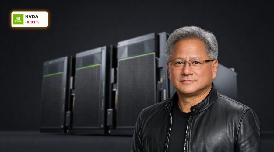 High-end NVIDIA data center hardware symbolizing NVIDIA GTC Strategy and $1T AI boom outlook