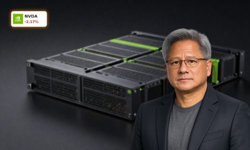 High-end data center hardware showcasing NVIDIA AI Infrastructure demand boom
