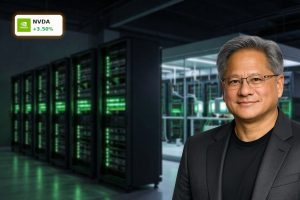 NVIDIA Quantum AI hybrid data center with quantum processors and GPU racks