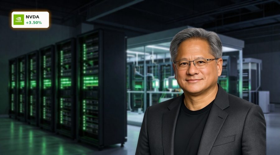NVIDIA Quantum AI hybrid data center with quantum processors and GPU racks