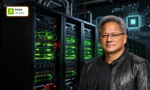 NVIDIA AI Chips powering a data center as rivals challenge its AI dominance