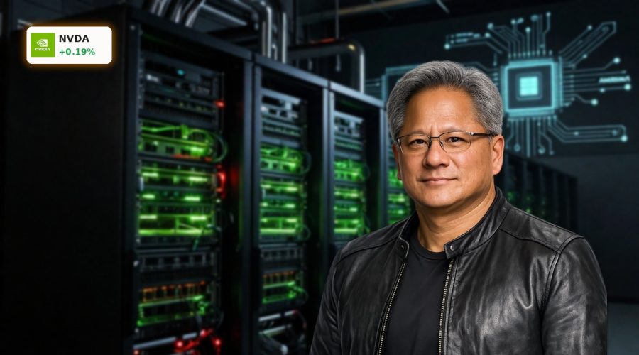 NVIDIA AI Chips powering a data center as rivals challenge its AI dominance