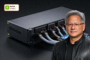 NVIDIA Quantum Computing GPUs linked to a quantum processor via NVQLink and CUDA-Q