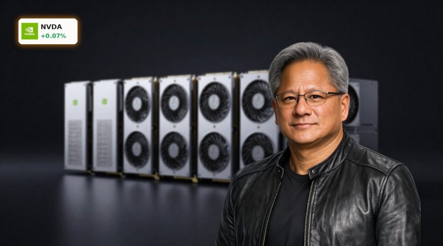 High-end NVIDIA GPUs and networking hardware illustrating NVIDIA AI Strategy and $68B revenue boom