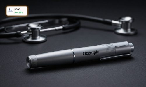 Ozempic pen under dramatic light symbolizing Novo Nordisk FDA warning and GLP-1 safety scrutiny