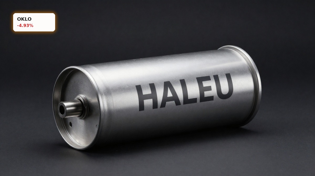 Oklo HALEU Supply -4.9% as DOE Backs Big Reactors
