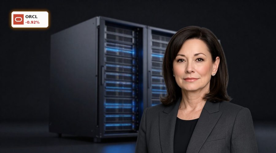 High-end Oracle AI data center servers symbolizing Oracle AI Investments and rising debt risk
