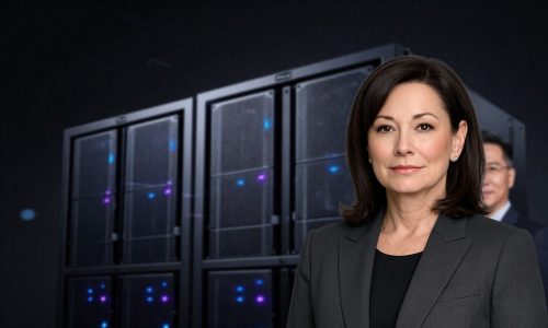 High-end data center servers and GPUs representing Oracle AI Infrastructure growth and rising debt risk