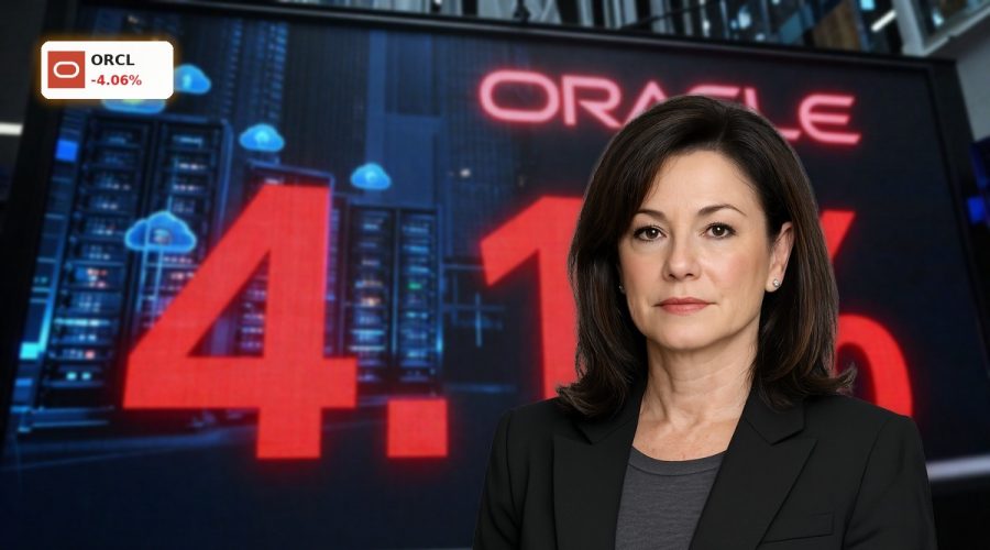 Oracle Forecast under pressure as ORCL drops 4.1% amid AI cloud boom and tech volatility