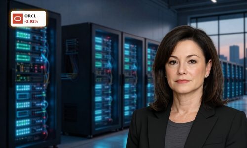 Oracle AI Strategy data center concept with GPU-rich cloud infrastructure.