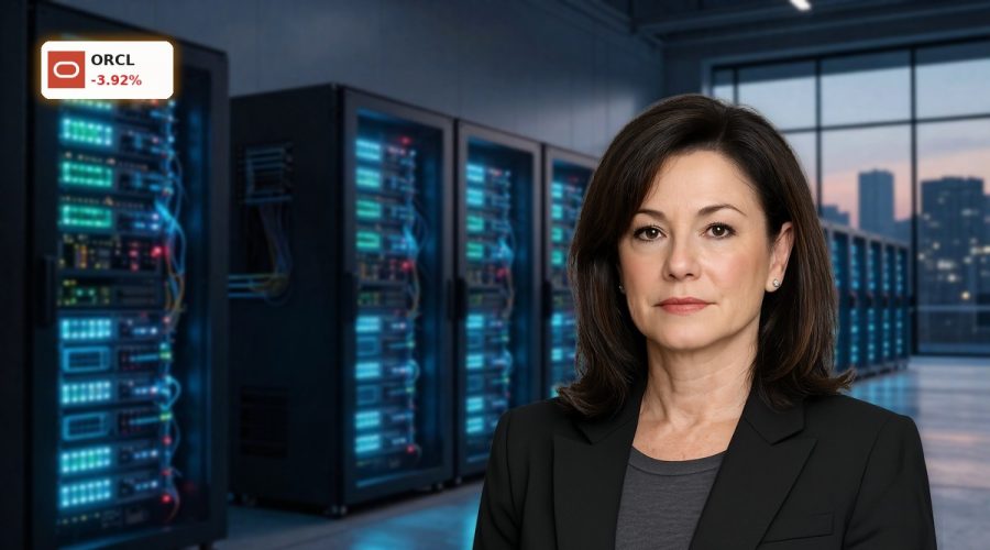 Oracle AI Strategy data center concept with GPU-rich cloud infrastructure.