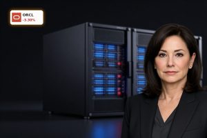 Oracle OpenAI data center servers and GPUs symbolizing AI cloud infrastructure risk