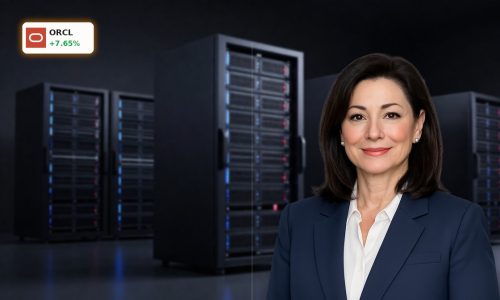 High-end data center servers symbolizing Oracle AI Infrastructure growth