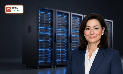 Oracle AI Contracts powering premium cloud servers in a dark data center
