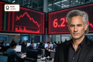 Wall Street trading floor under pressure as Palantir AI Strategy faces stock sell-off and short-seller scrutiny