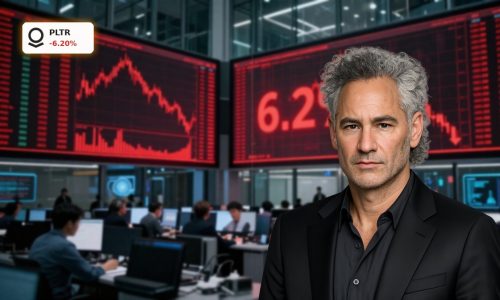 Wall Street trading floor under pressure as Palantir AI Strategy faces stock sell-off and short-seller scrutiny