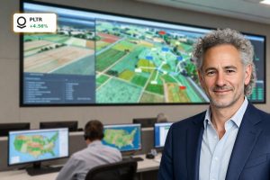 USDA operations center using Palantir USDA Contract AI software to monitor U.S. farm data and support programs.