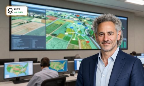 USDA operations center using Palantir USDA Contract AI software to monitor U.S. farm data and support programs.