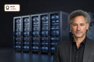 Futuristic military data center concept highlighting Palantir Defense Cloud AI infrastructure