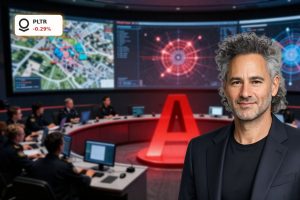 Pentagon command center reviewing Palantir Pentagon AI amid Anthropic supply-chain risk