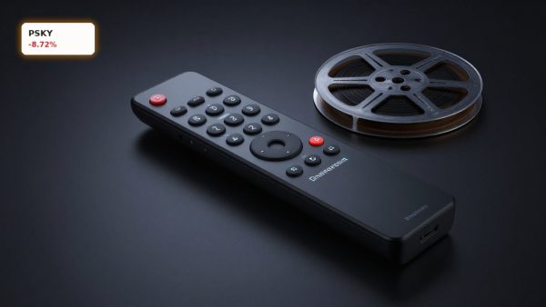 Paramount Skydance Merger concept with premium streaming remote and film reels amid legal deal uncertainty