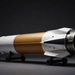 Rocket Lab SpaceX IPO theme with Rocket Lab Electron and Neutron rockets in premium dark studio lighting