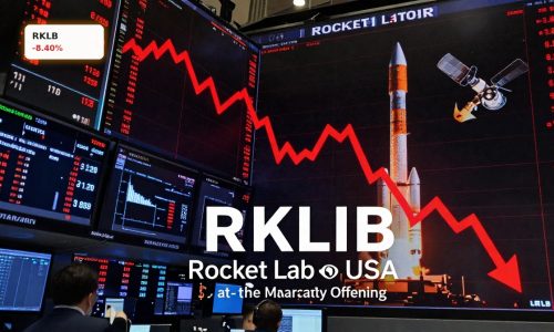 Rocket Lab Equity Offering triggers sharp RKLB stock drop on Wall Street trading screens