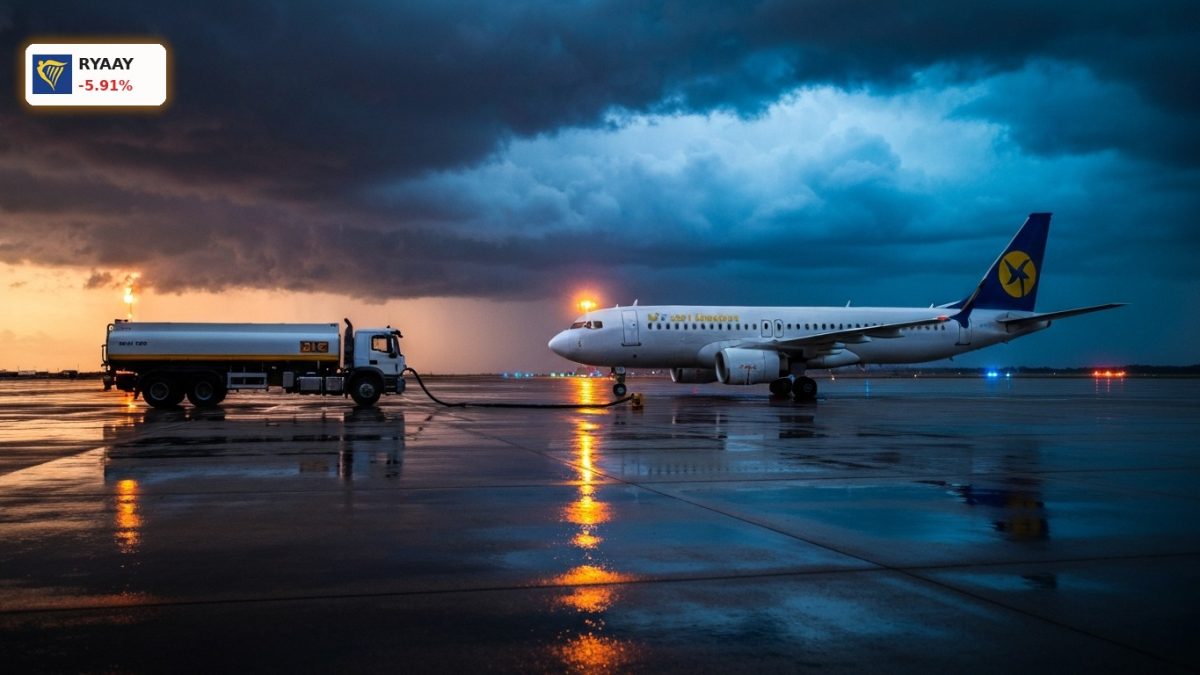 Ryanair Earnings Plunge -5.9% as Higher Fuel Costs Bite