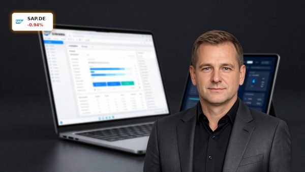 SAP S/4HANA Integration on enterprise cloud devices with AI-driven ERP workflow visualization