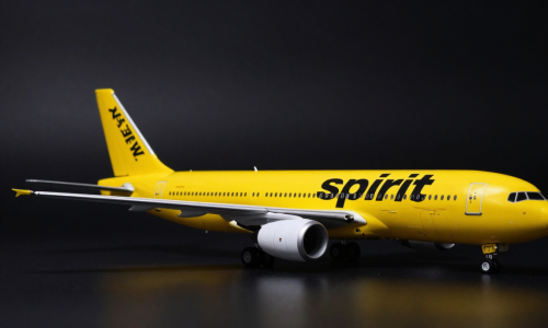 Grounded yellow jet symbolizing Spirit Airlines Shutdown and failed $500m rescue