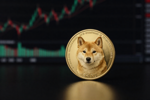 Shiba Inu On-Chain Analysis concept with a premium SHIB coin in dramatic crypto trading lighting