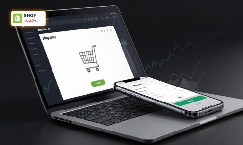 Shopify Earnings highlighted by booming online checkout screens and rising GMV visuals