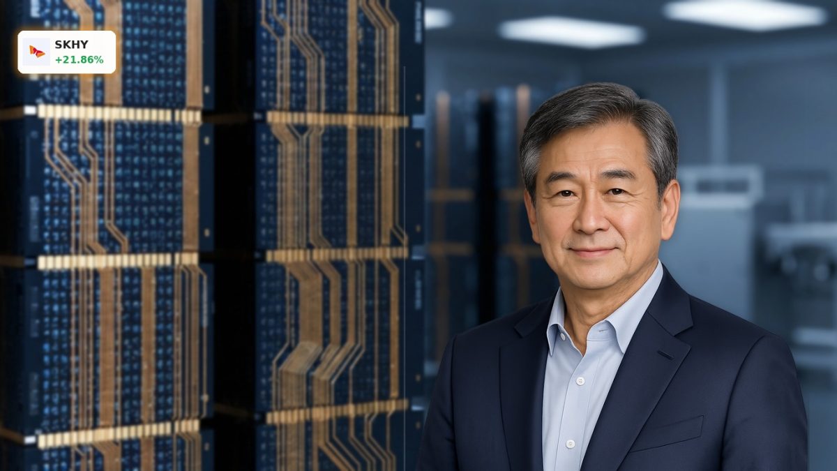 SK Hynix AI Memory Surges +21.9% as Nasdaq Premium Explodes