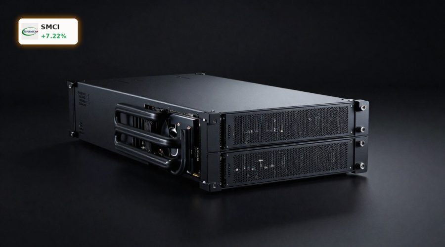 Liquid-cooled AI server rack central to the Super Micro Computer Export Scandal rebound story