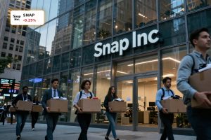 Snap Restructuring with 16% job cuts as staff leave tech offices amid Wall Street reaction